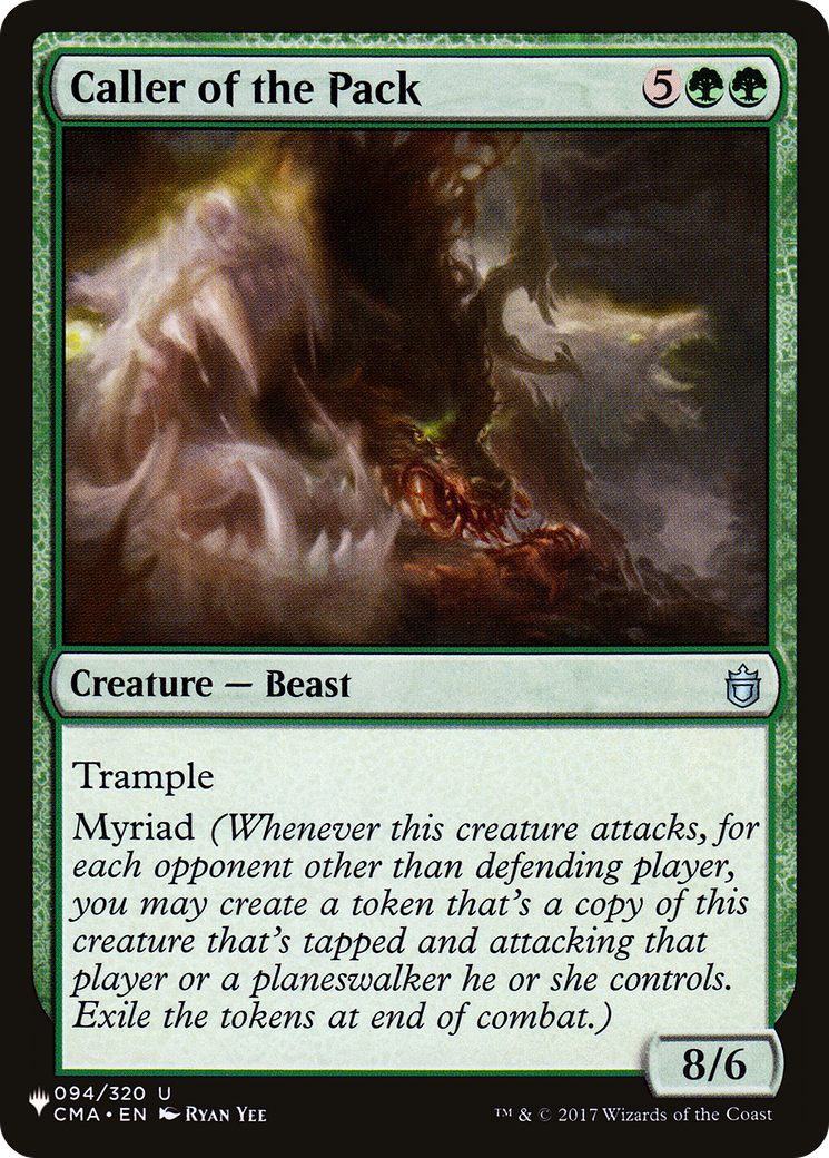 Caller of the Pack (CMA-94) (PLST)