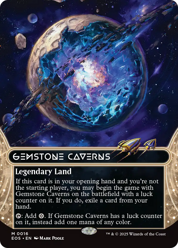 Gemstone Caverns (0016) (Borderless) - Foil