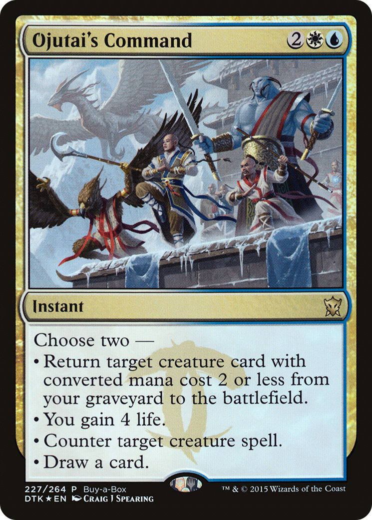Ojutai's Command (227) (Buy-a-Box) - Foil