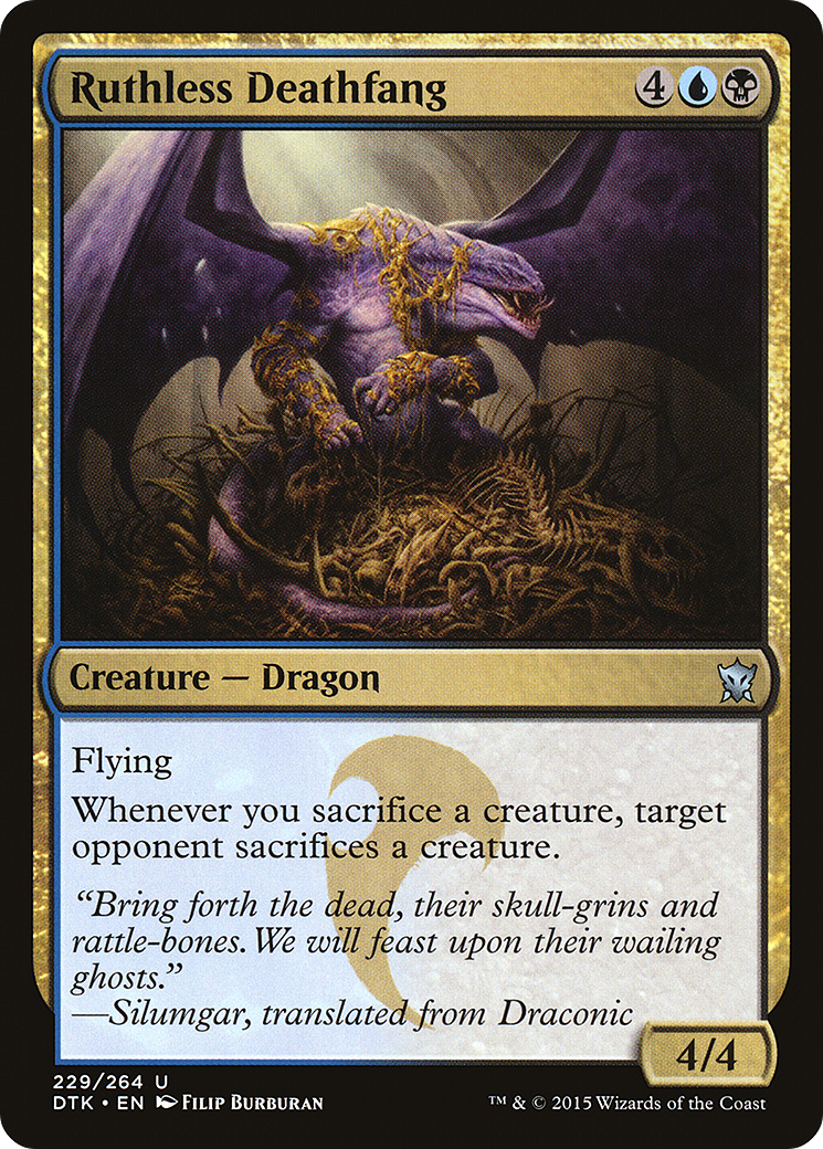 Ruthless Deathfang - Foil