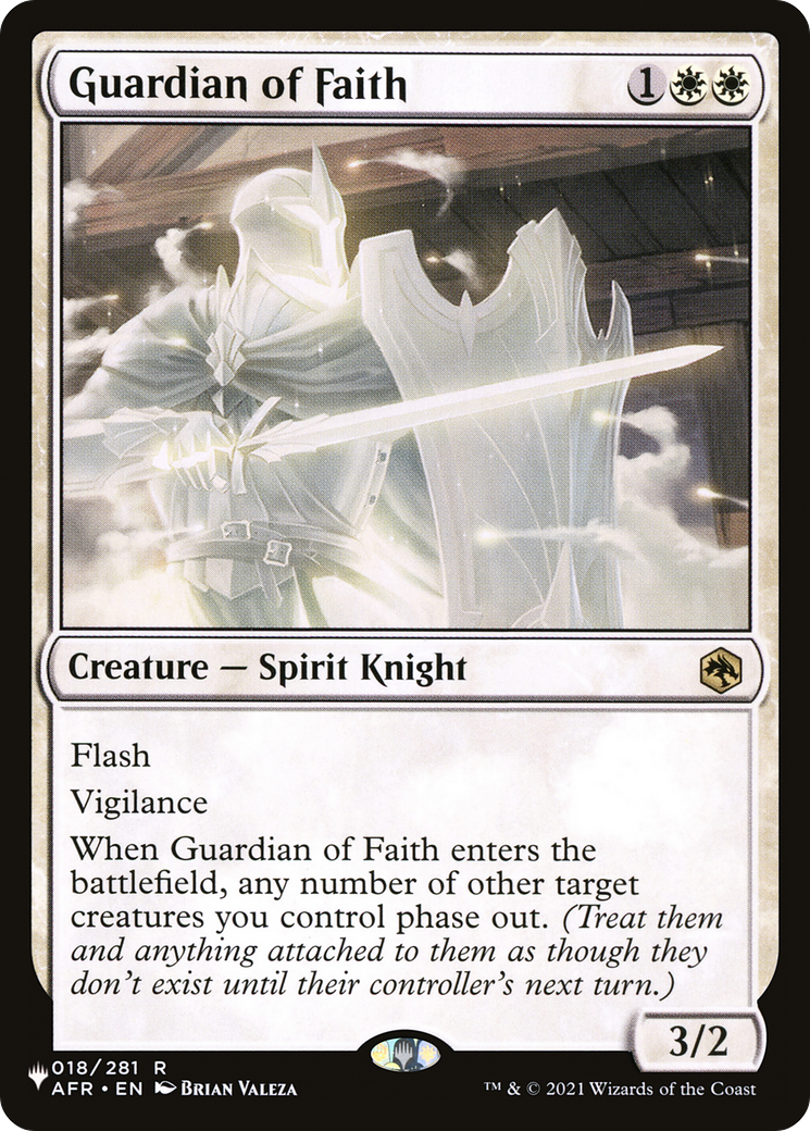 Guardian of Faith (AFR-18) (PLST)