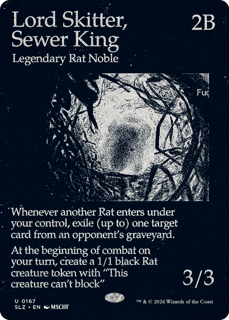 Lord Skitter, Sewer King (0167) (Showcase) (SLZ)