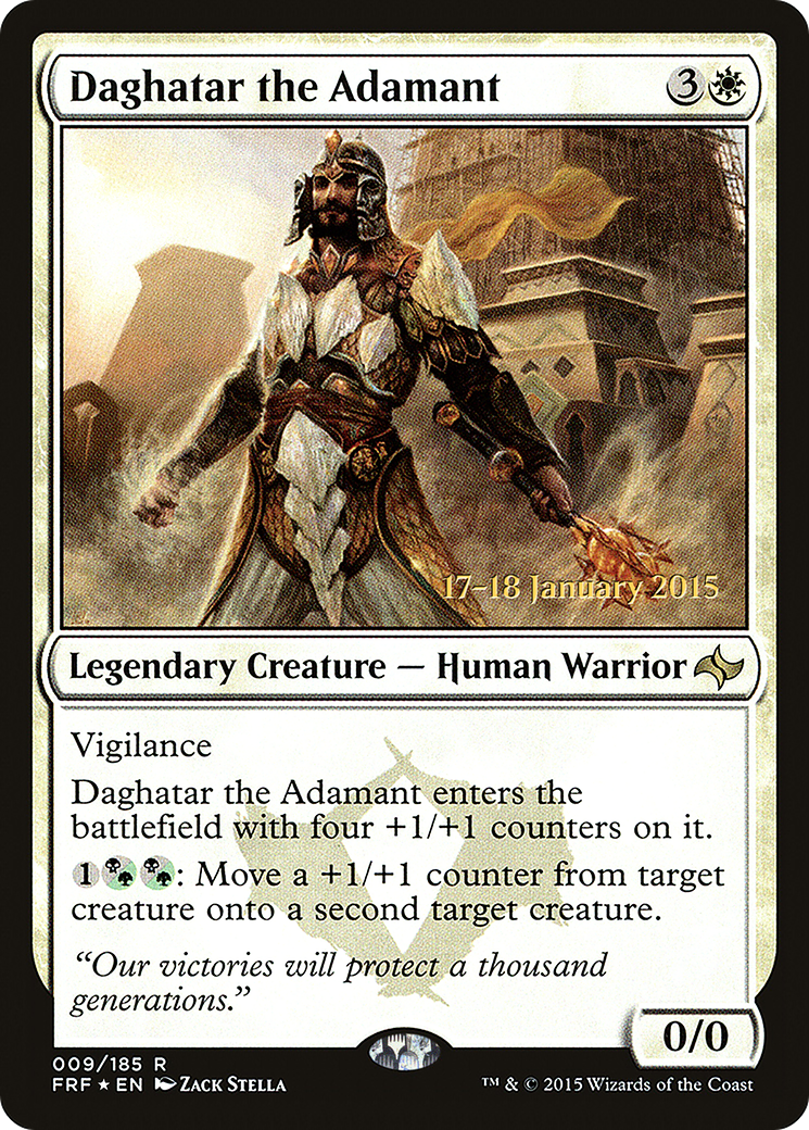 Daghatar the Adamant (009) (Prerelease) - Foil