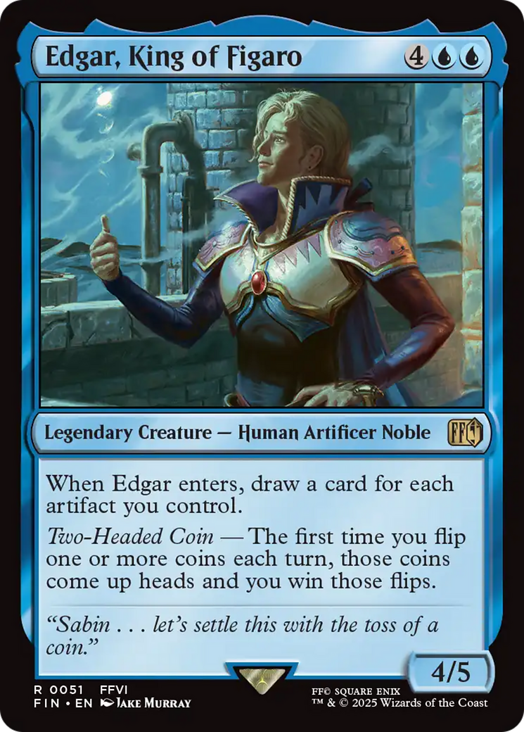 Edgar, King of Figaro - Foil