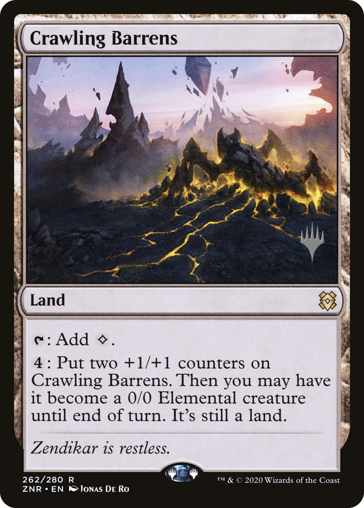 Crawling Barrens (262) (Promo Pack) - Foil