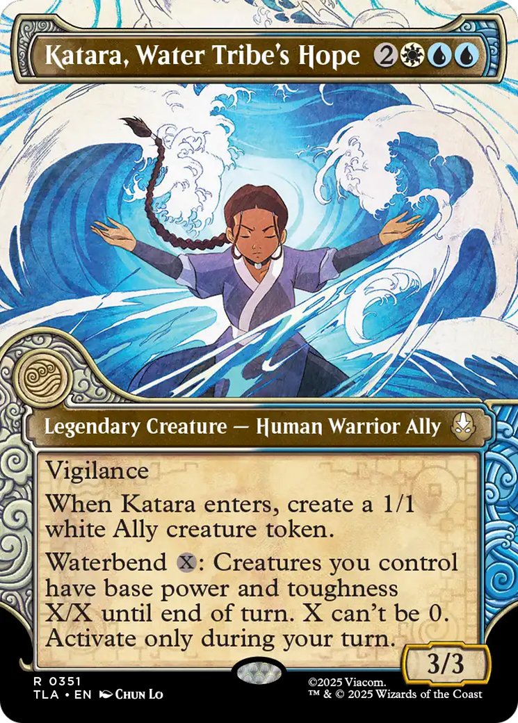 Katara, Water Tribe's Hope (0351) (Elemental Frame) tla