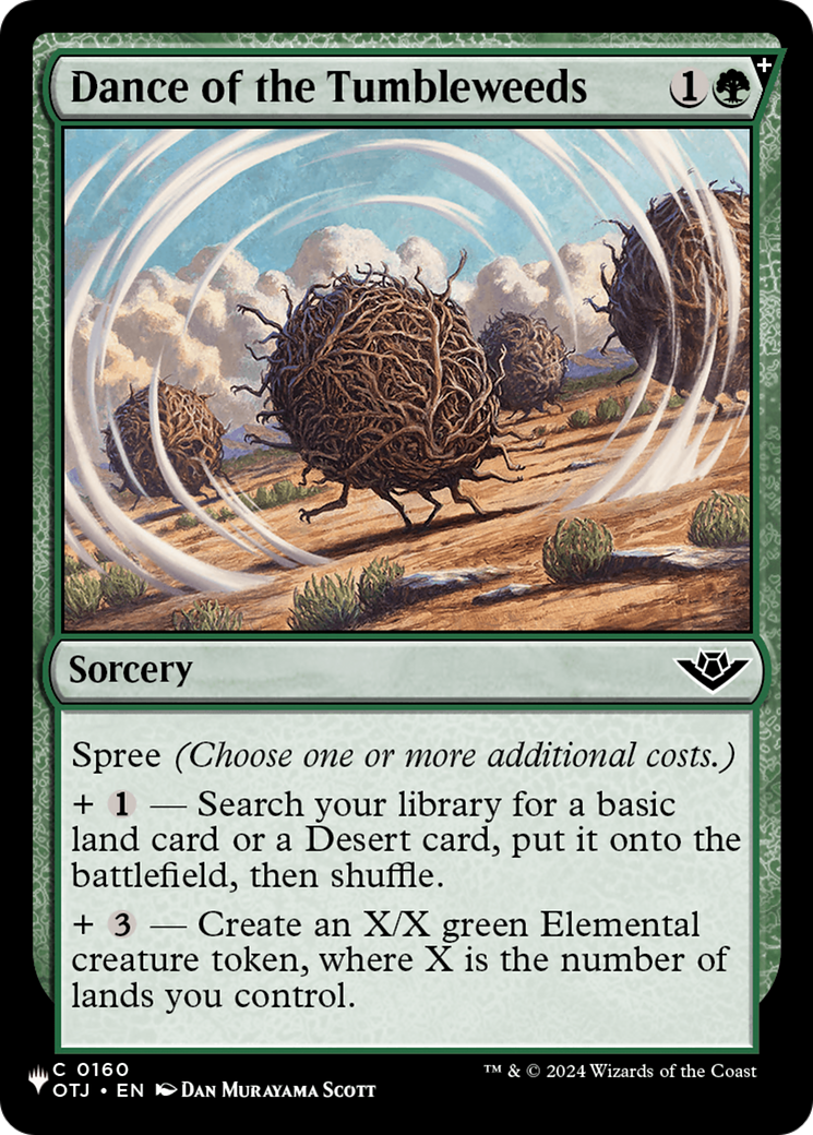 Dance of the Tumbleweeds (OTJ-160) (PLST)