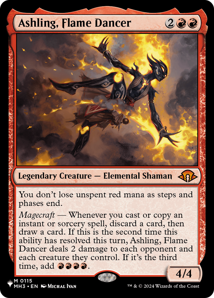 Ashling, Flame Dancer (MH3-115) (PLST)