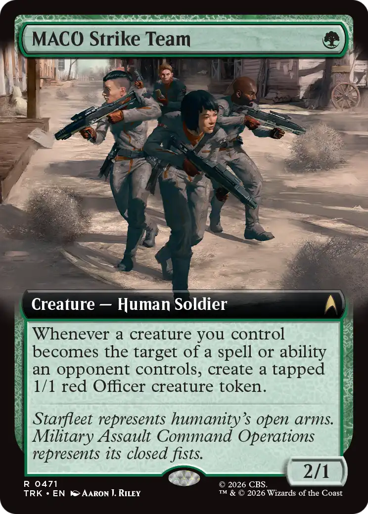 MACO Strike Team (0471) (Extended Art) (TRK) - Foil