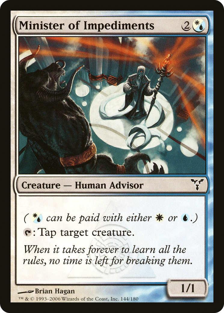 Minister of Impediments - Foil