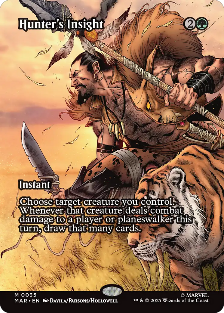 Hunter's Insight (0035) (Borderless) - Foil