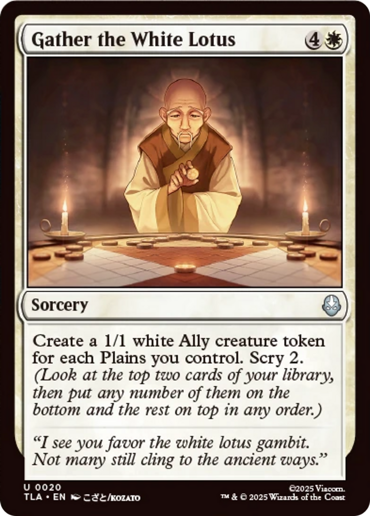 Gather the White Lotus - Foil tla