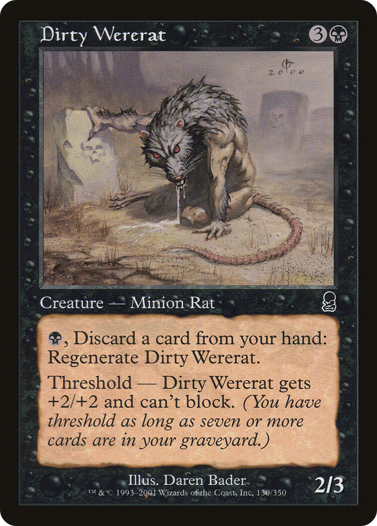 Dirty Wererat - Foil