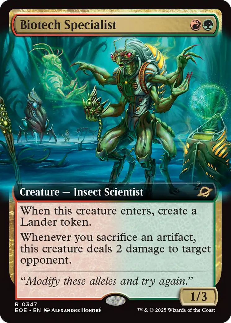 Biotech Specialist (0347) (Extended Art)