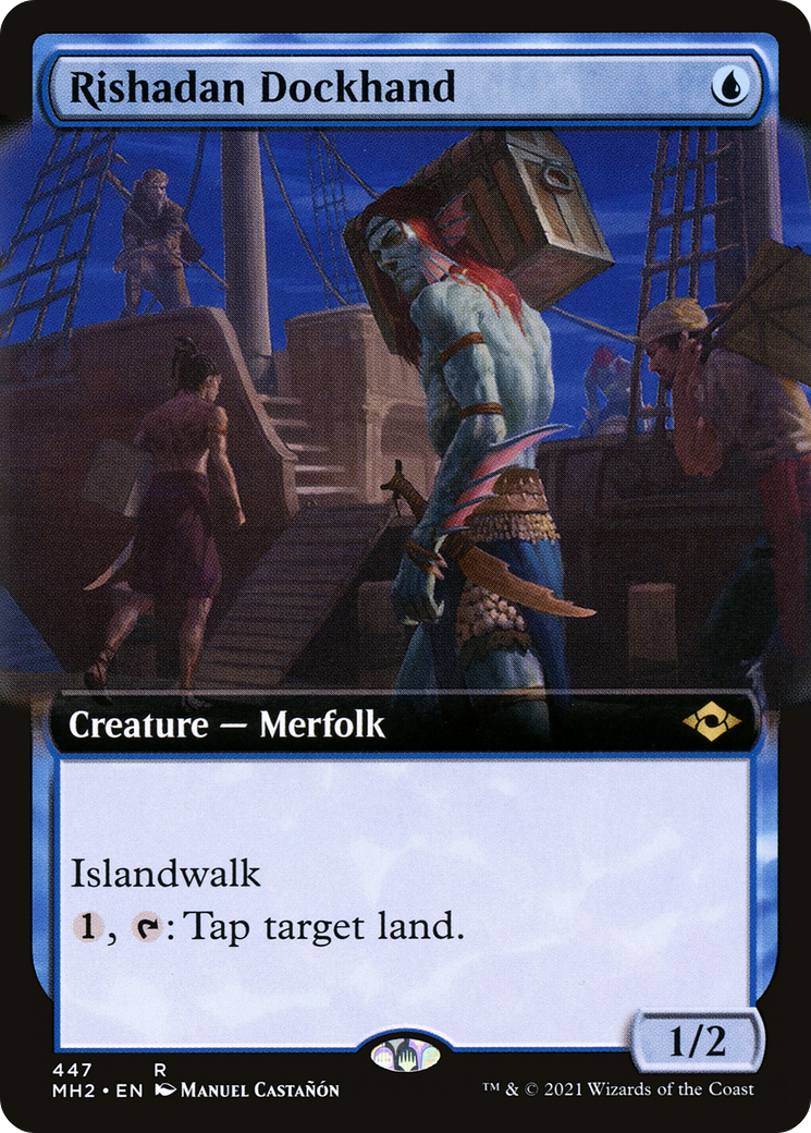 Rishadan Dockhand (447) (Extended Art) - Foil