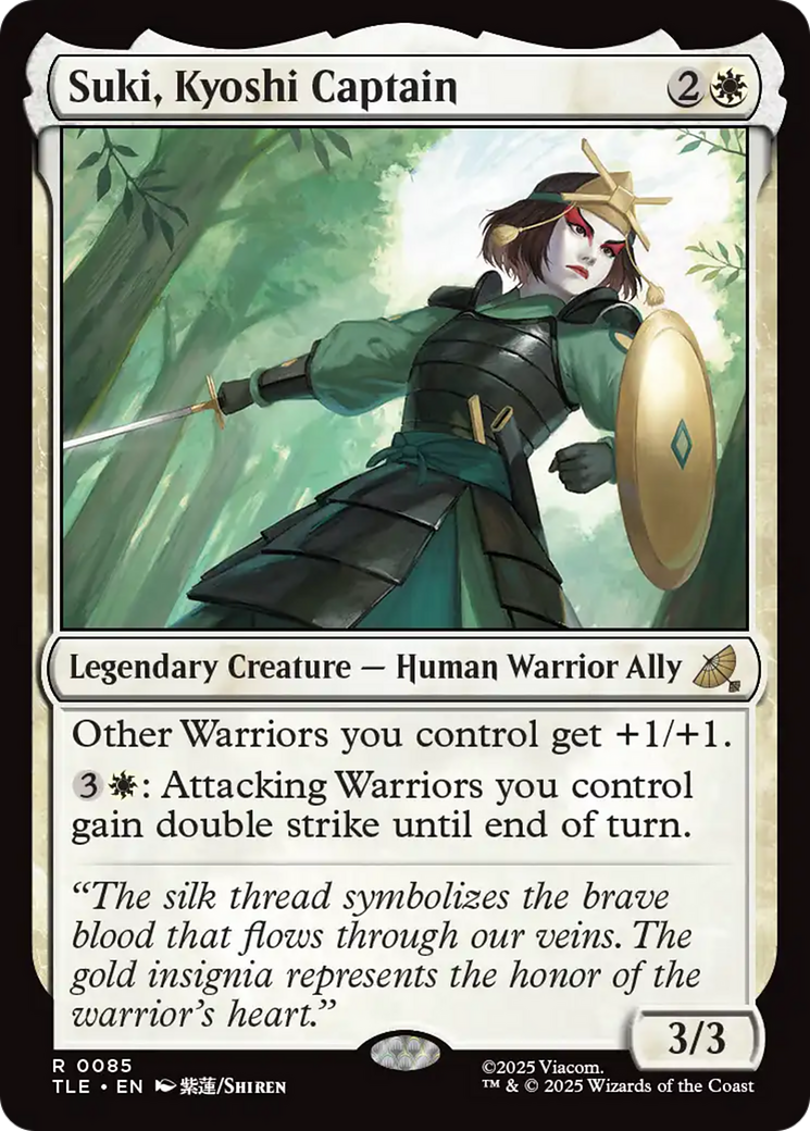 Suki, Kyoshi Captain - Foil tle