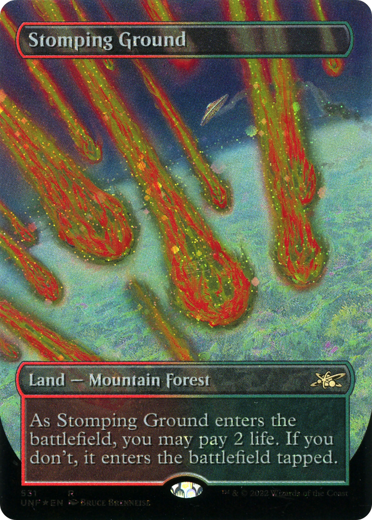 Stomping Ground (531) (Borderless) - Galaxy Foil
