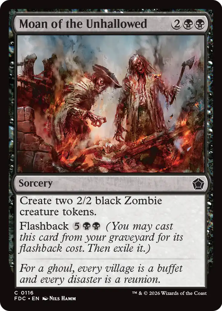 Moan of the Unhallowed (FDC)