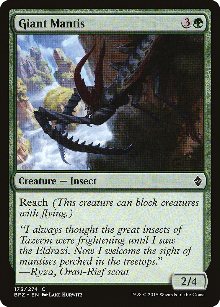 Giant Mantis - Foil