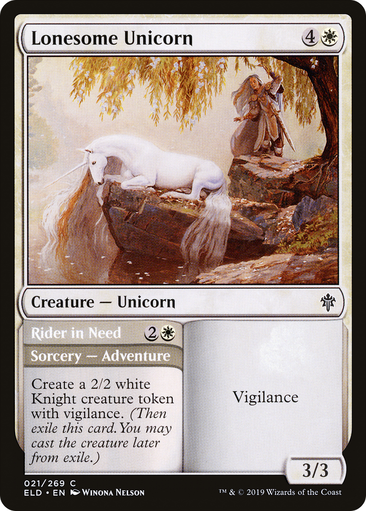 Lonesome Unicorn // Rider in Need - Foil