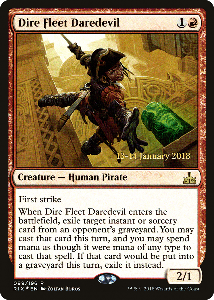 Dire Fleet Daredevil (099) (Prerelease) - Foil