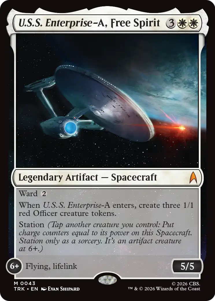 U.S.S. Enterprise-A, Free Spirit (TRK)