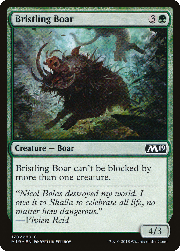 Bristling Boar - Foil