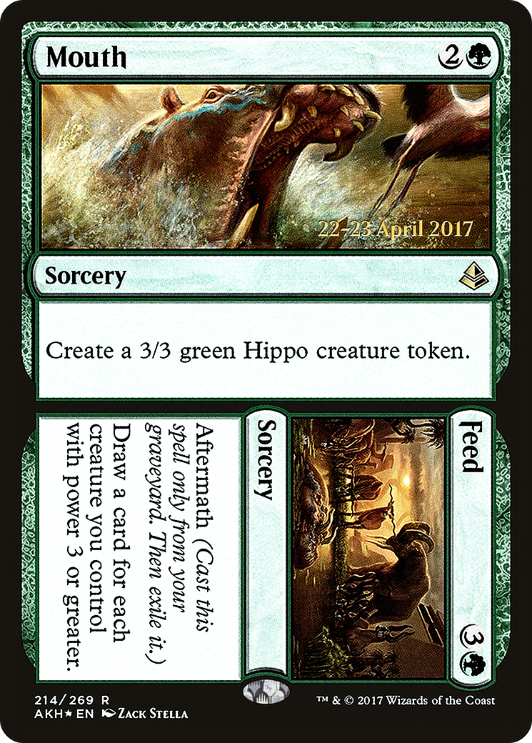 Mouth // Feed (214) (Prerelease) - Foil