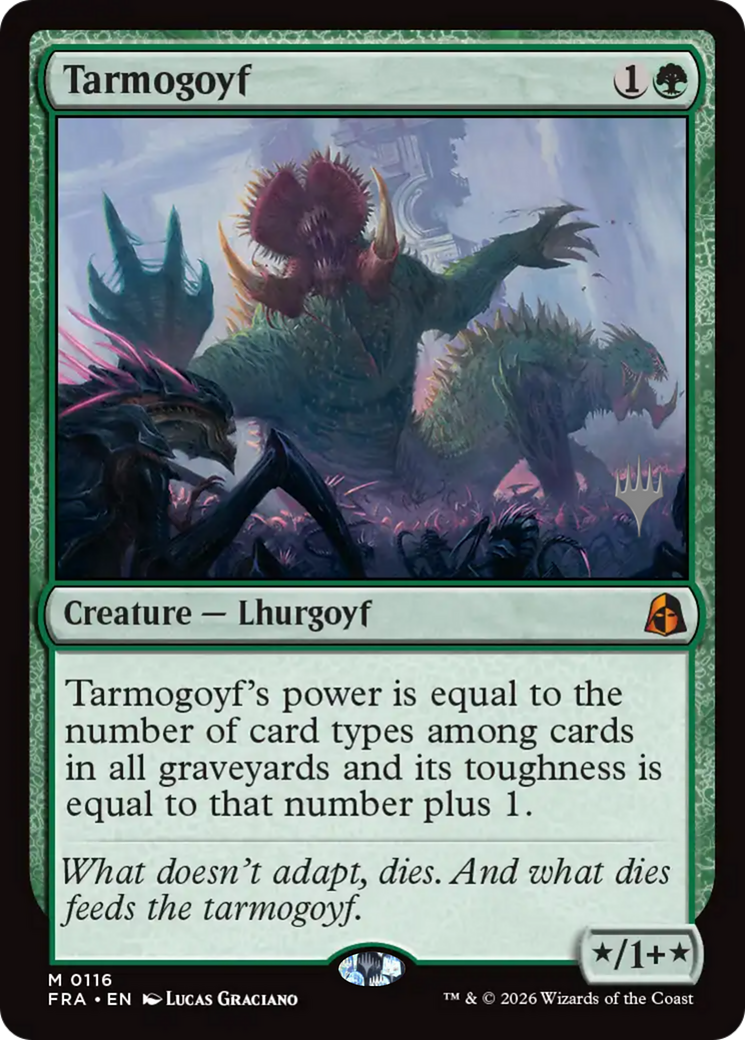 Tarmogoyf (0116) (Promo Pack) (PFRA) - Foil