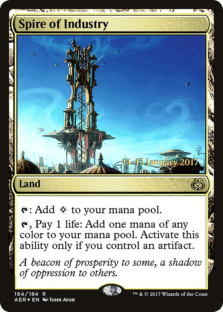 Spire of Industry (184) (Prerelease) - Foil
