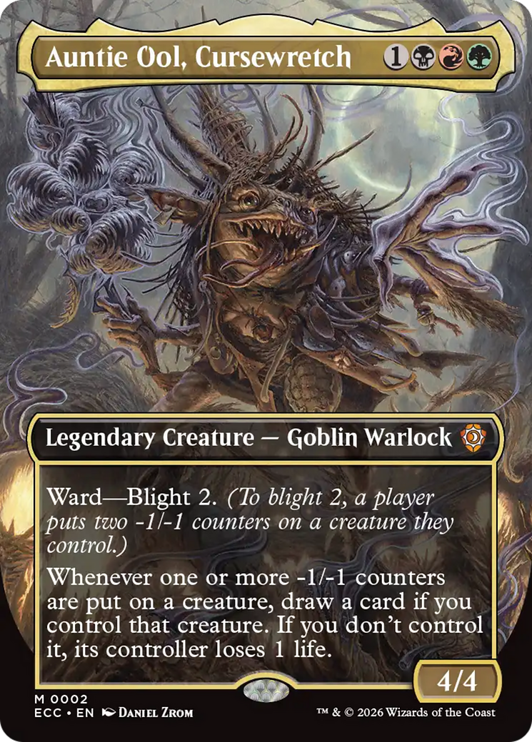 Auntie Ool, Cursewretch (0002) (Borderless) (ECC) - Foil