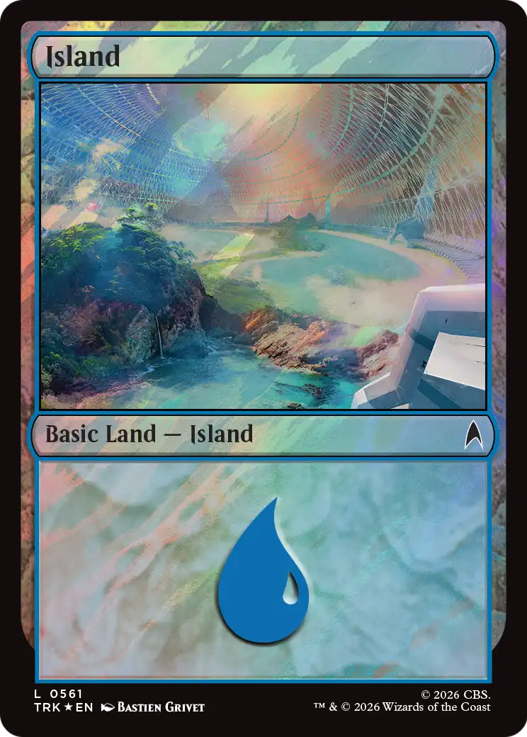 Island (0561) (TRK) - Surge Foil