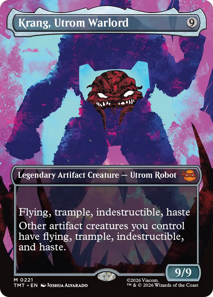 Krang, Utrom Warlord (0221) (Borderless) (TMT)