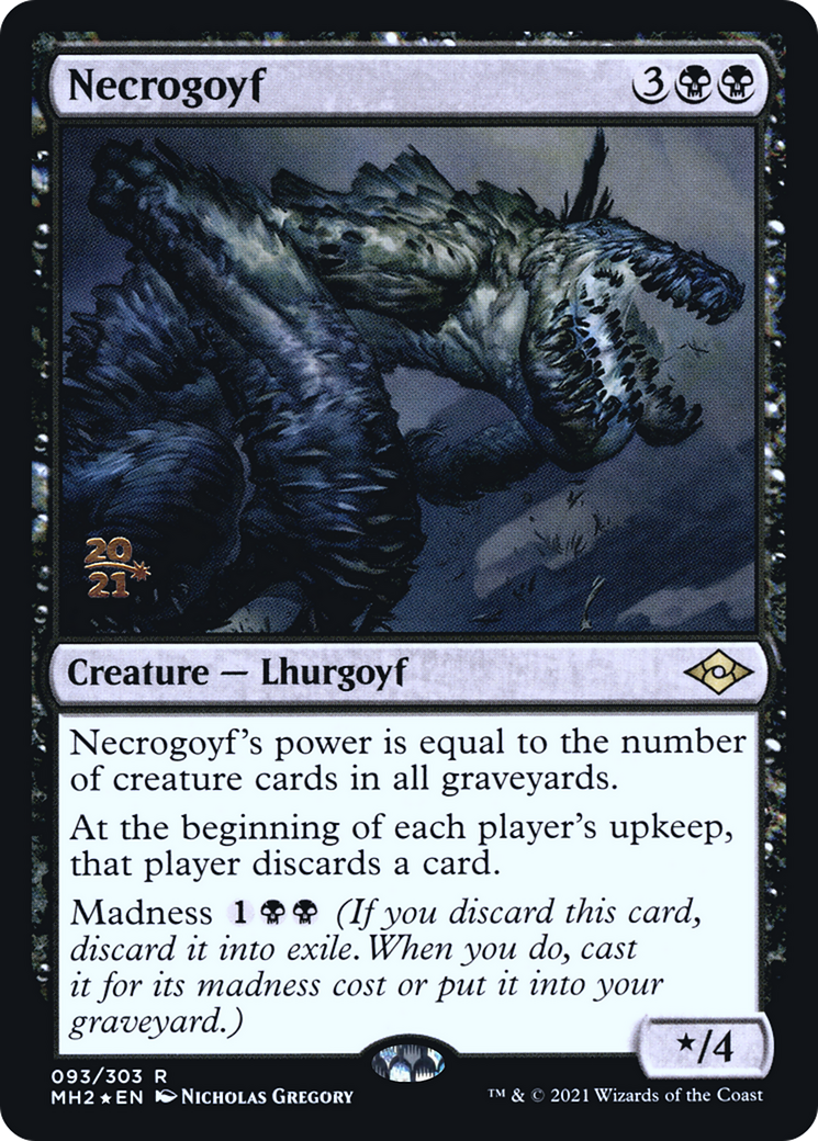 Necrogoyf (093) (Prerelease) - Foil