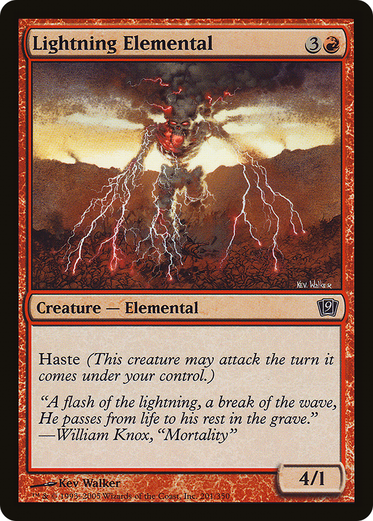 Lightning Elemental - Foil