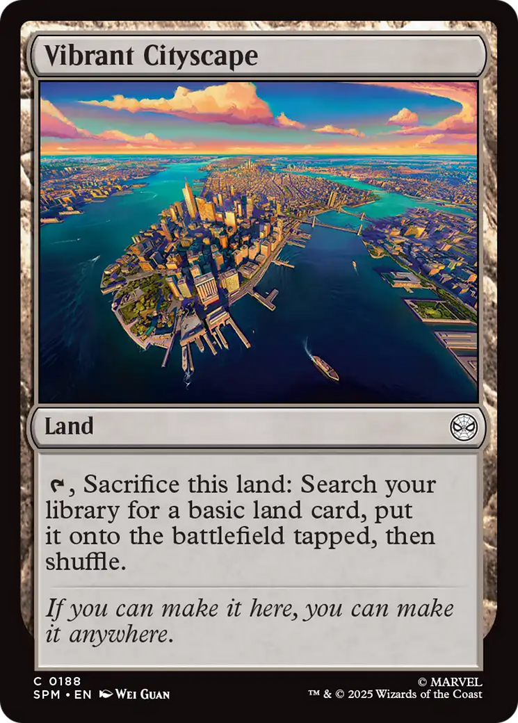 Vibrant Cityscape - Foil