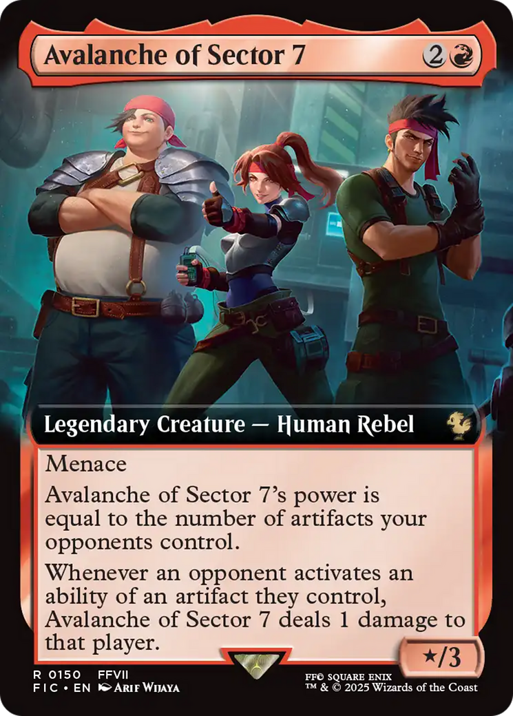Avalanche of Sector 7 (0150) (Extended Art) - Foil