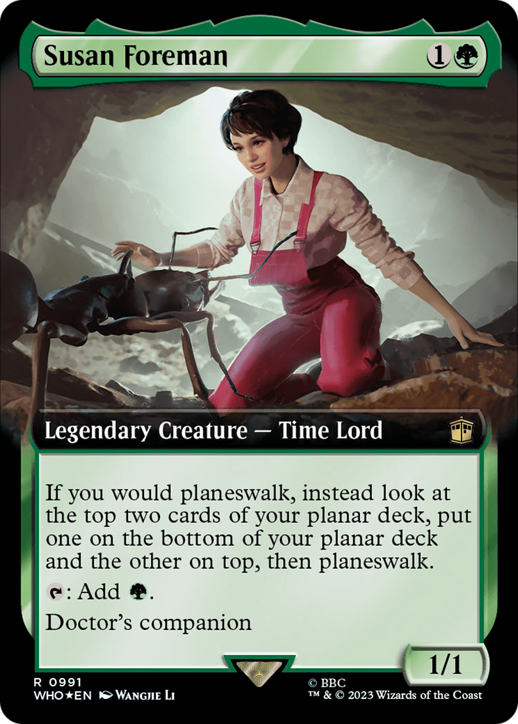 Susan Foreman (0991) (Extended Art) - Surge Foil
