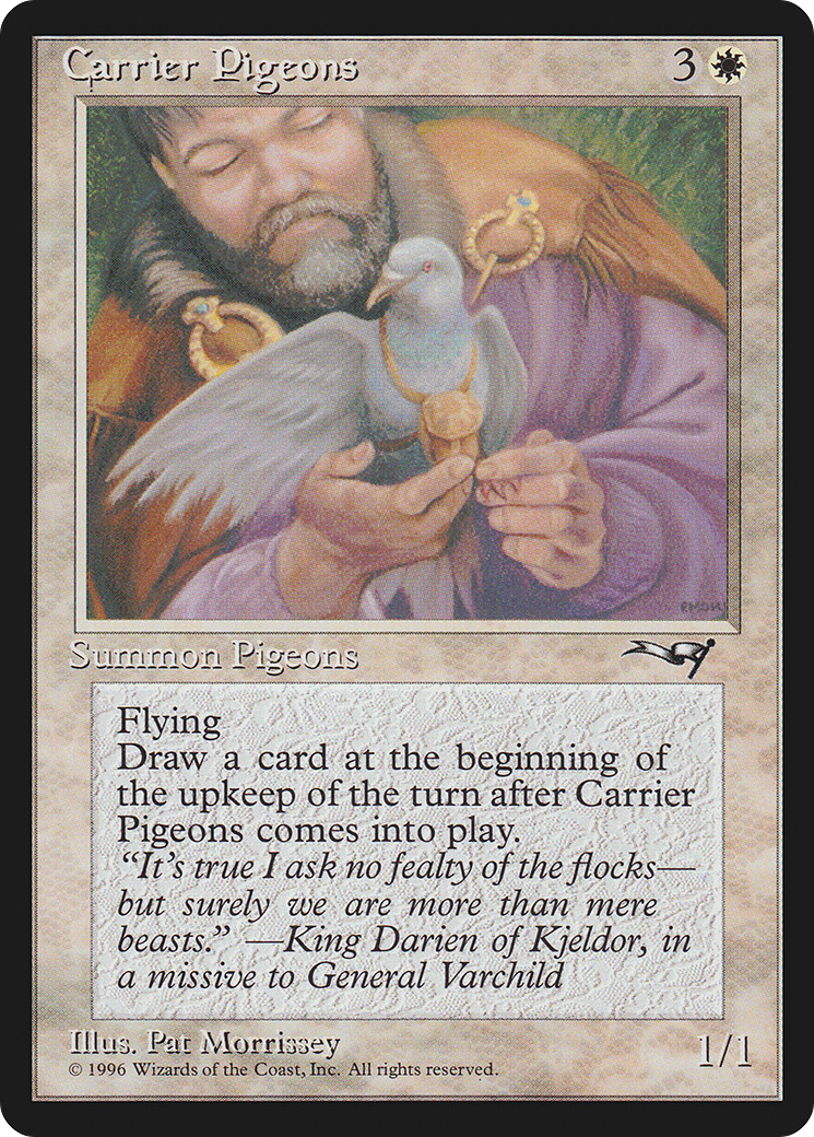 Carrier Pigeons (Hand)