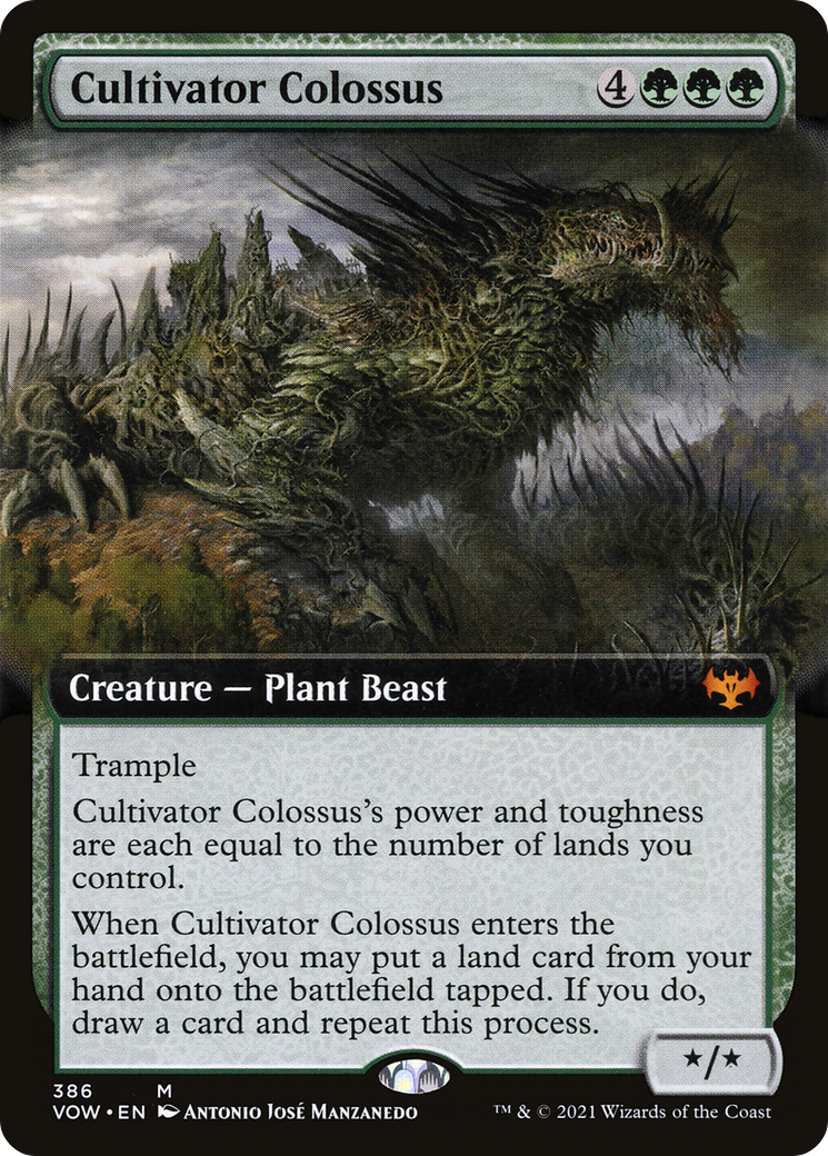 Cultivator Colossus (386) (Extended Art) - Foil