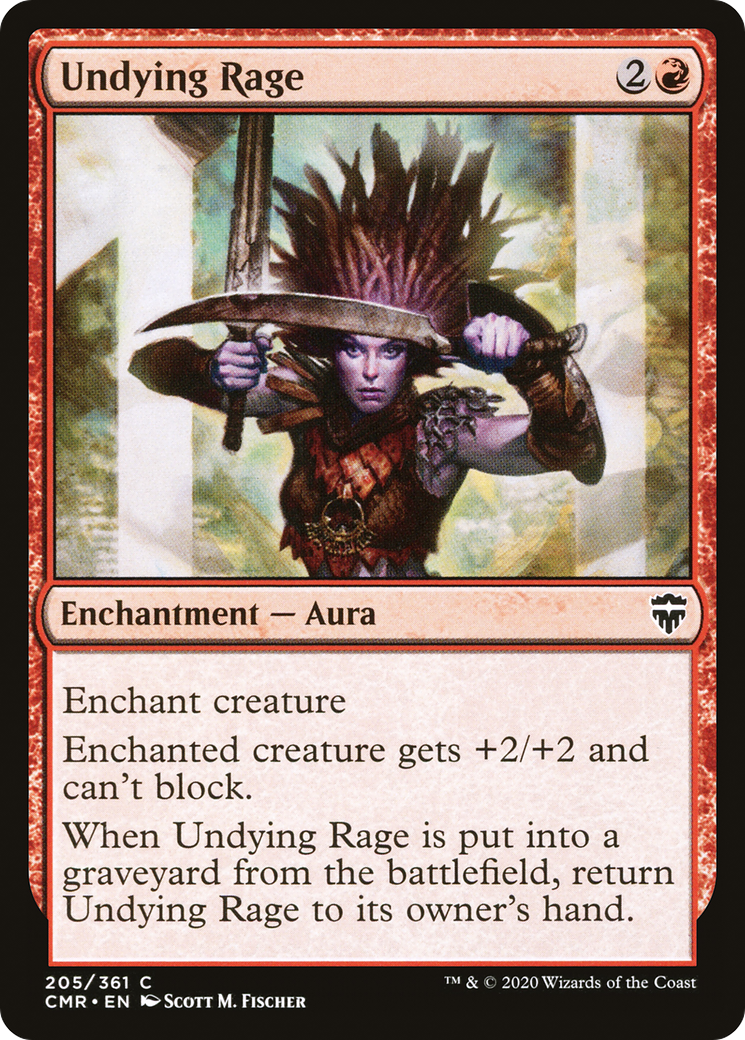 Undying Rage - Foil