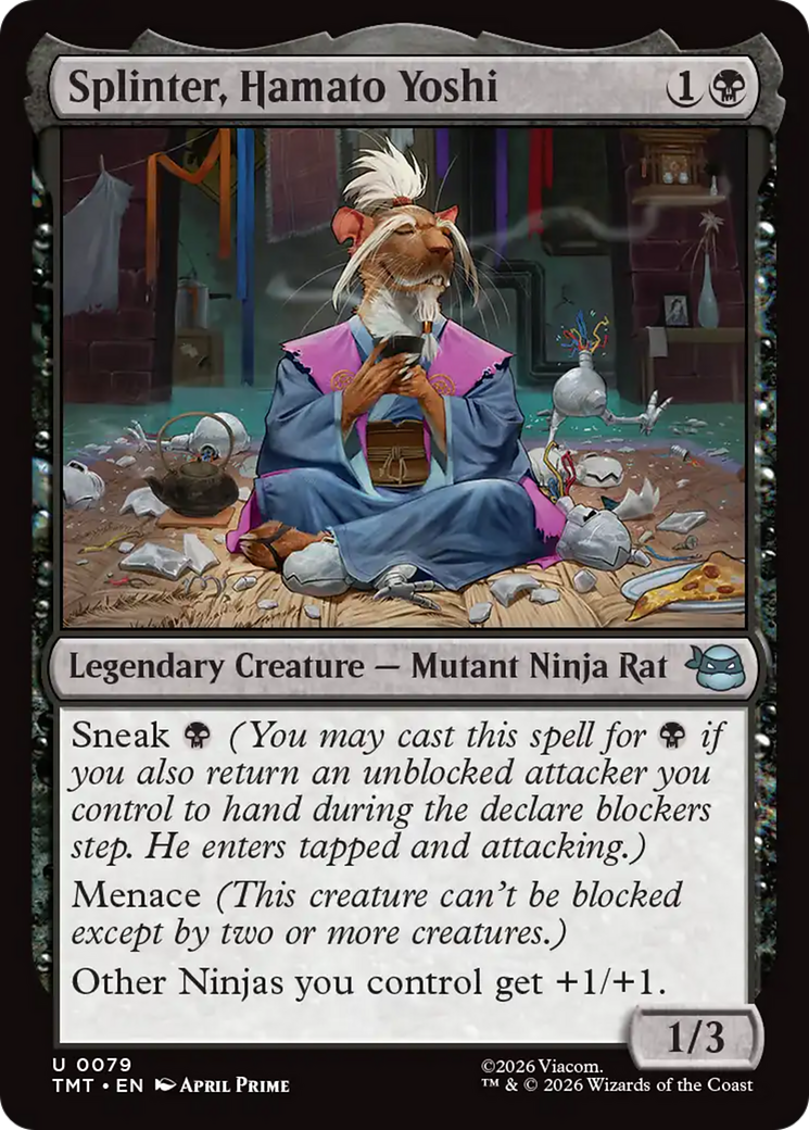 Splinter, Hamato Yoshi (TMT) - Foil