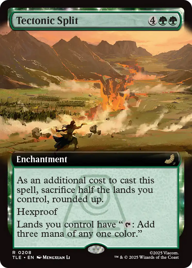 Tectonic Split (0208) (Extended Art) - Foil tle