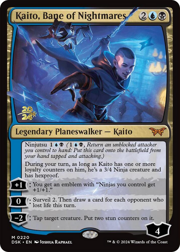 Kaito, Bane of Nightmares (0220) (Prerelease) - Foil