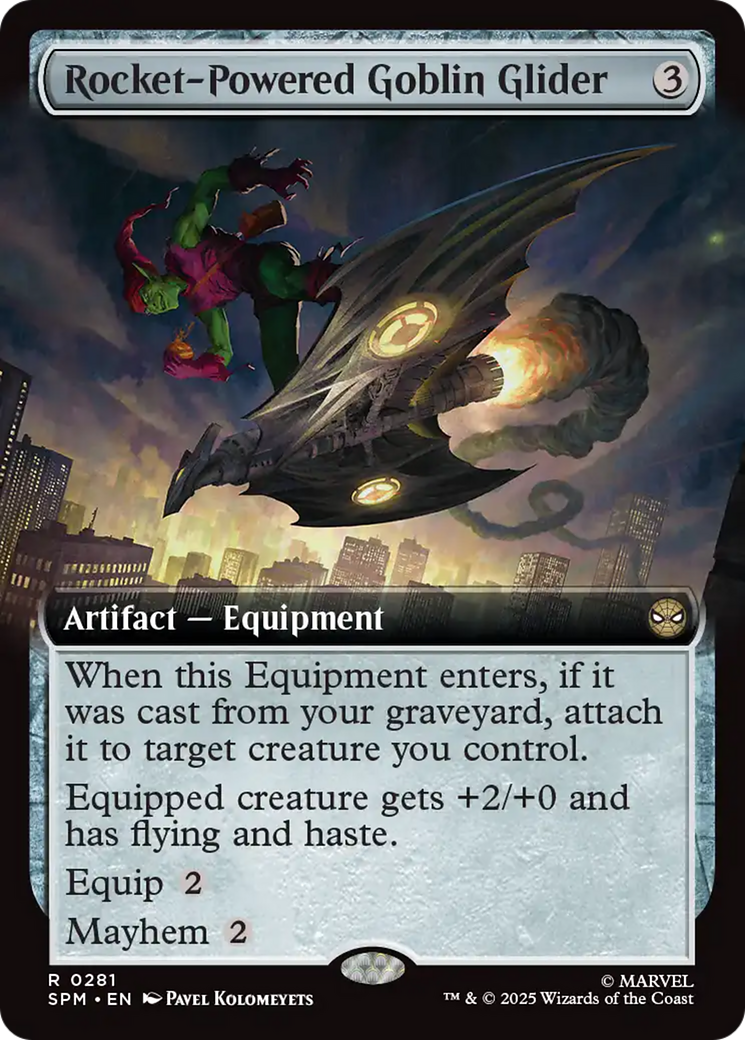 Rocket-Powered Goblin Glider (0281) (Extended Art) - Foil