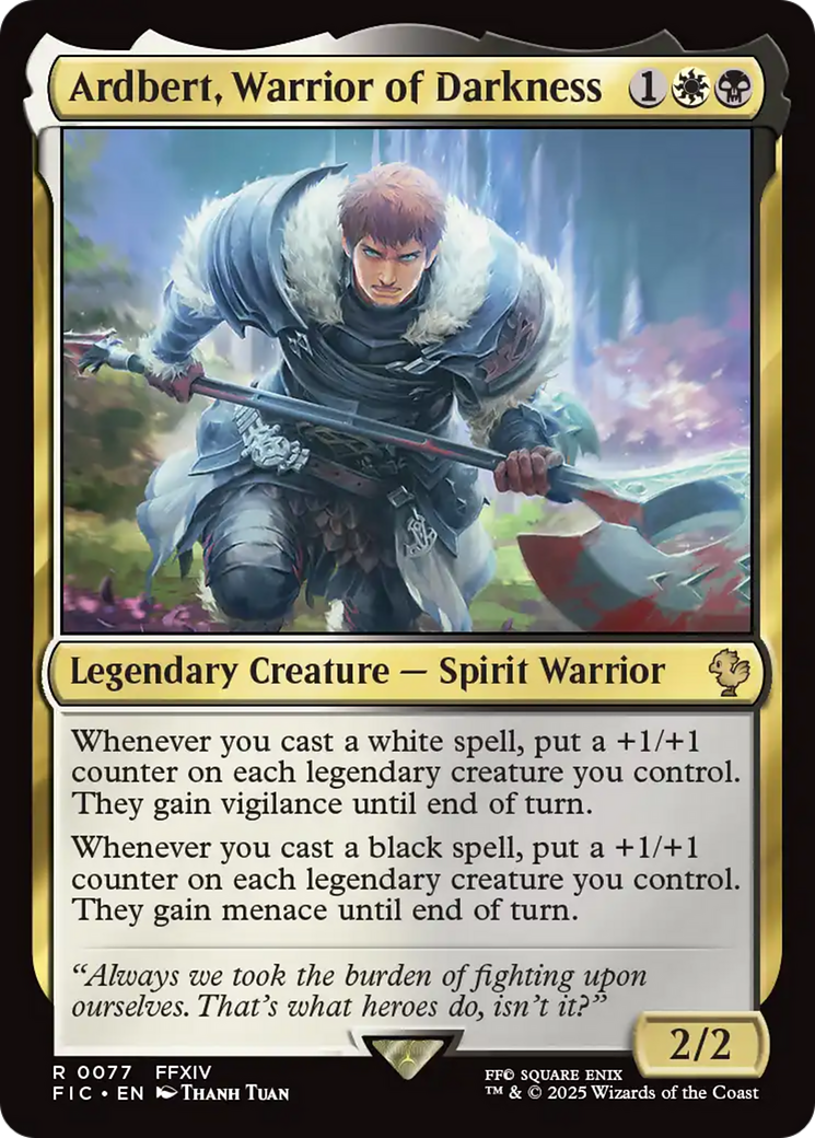 Ardbert, Warrior of Darkness - Surge Foil