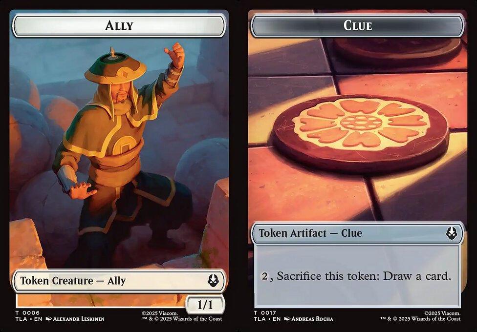 Ally (0006) // Clue (0017) Double-Sided Token (TTLA) - Foil