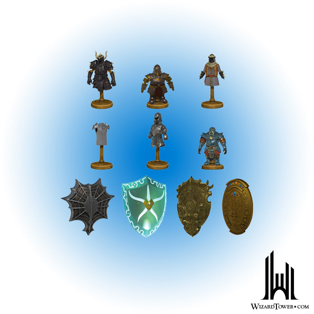 Dungeons & Dragons Figures - Magic Armor Tokens