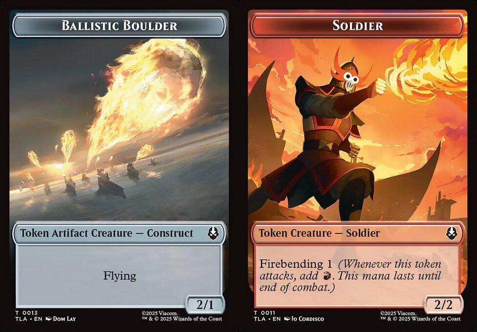 Ballistic Boulder (0013) // Soldier (0011) Double-Sided Token (TTLA)