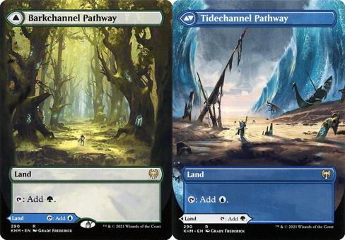 Barkchannel Pathway // Tidechannel Pathway (290) (Borderless) - Foil